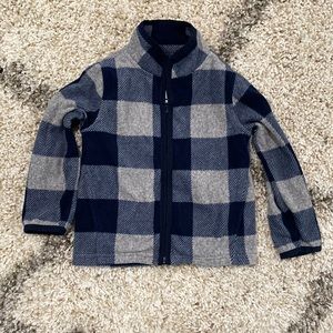 Lightweight Flannel Zip-Up Jacket